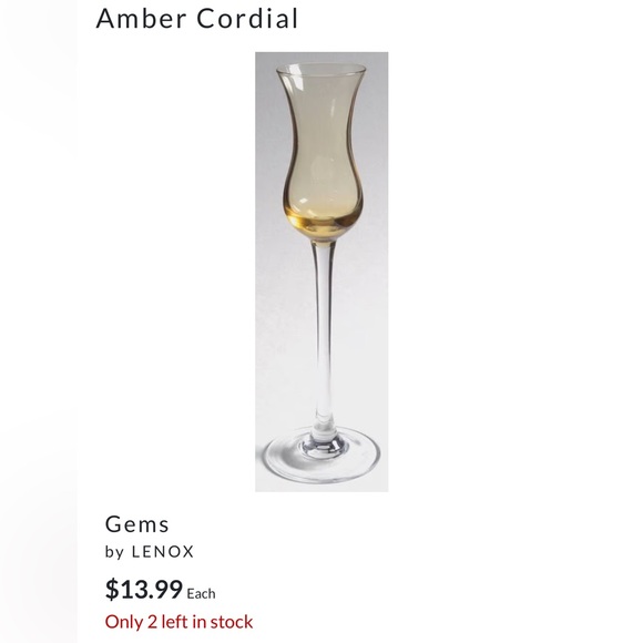 Lenox Gems Crystal Cordials - Picture 8 of 9